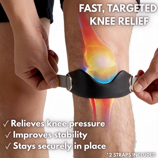 KneeLock™ Patellar Support Strap — 2-Pack