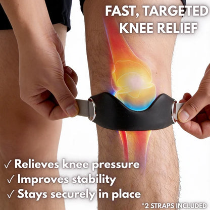 KneeLock™ Patellar Support Strap — 2-Pack